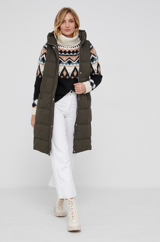 Answear Lab Sweter z domieszką wełny IY21715.AJ czarny WZ21