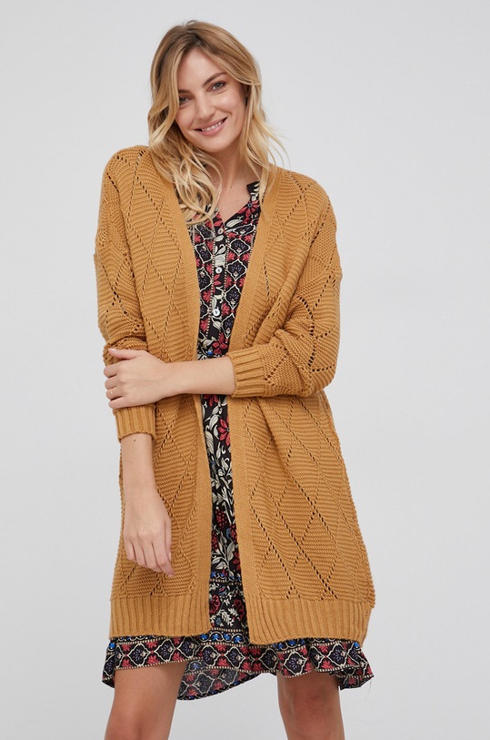 Answear Lab Kardigan pozostałe brązowy 3499.2.KR
