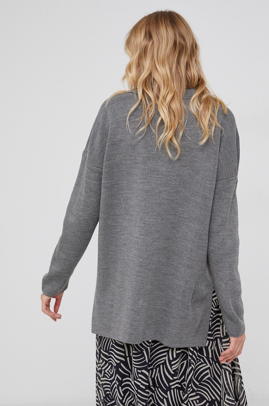 Odzież Answear Lab Sweter z domieszką wełny 21K1309.AJ szary