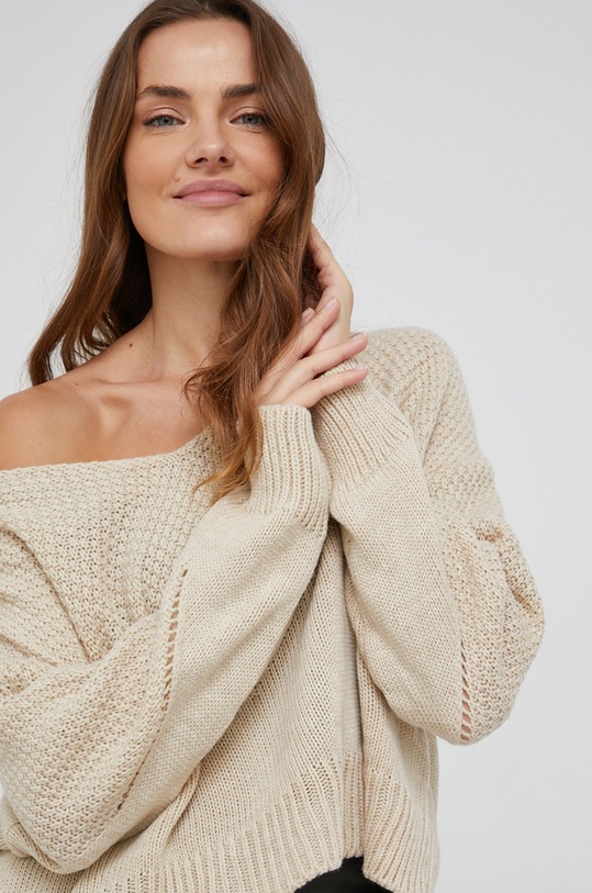 Answear Lab Sweter pozostałe beżowy 221.1206.1KR