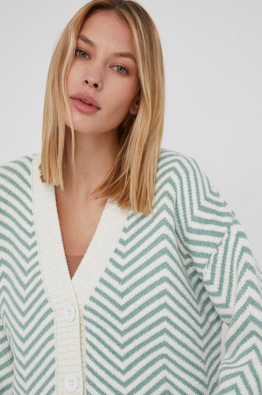 Answear Lab Cardigan de lână turcoaz A91831.1.AJ