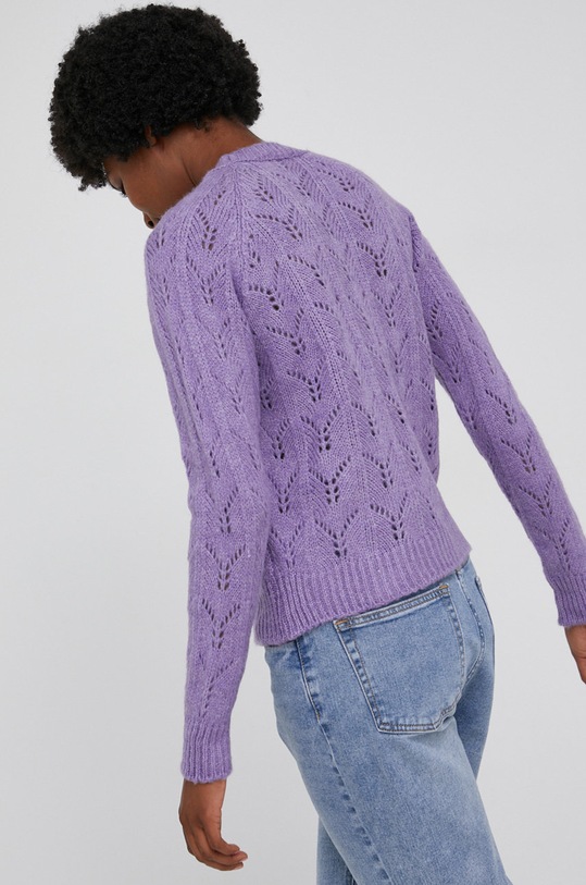 Odzież Answear Lab Sweter 21K19667.AJ fioletowy