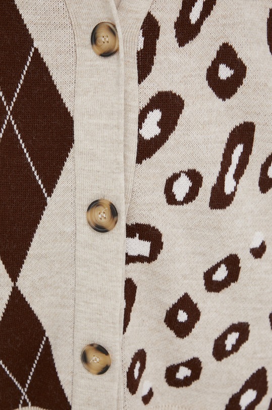 Kardigan Answear.LAB KEY.4KR béžová