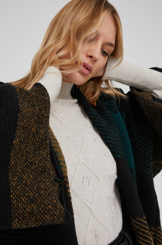 Answear Lab Poncho 8001.1KR brązowy