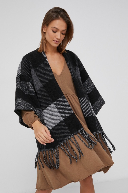 Answear Lab Poncho pozostałe czarny 8001.2KR