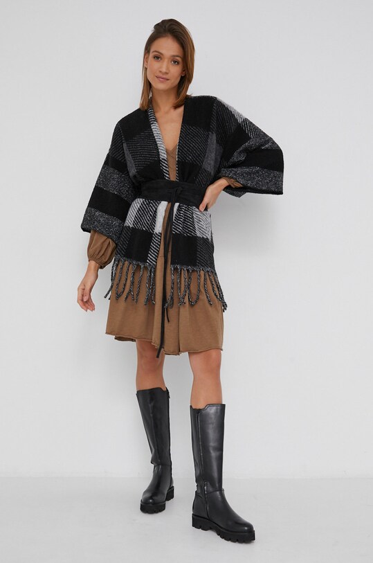 Answear Lab Poncho 8001.2KR czarny WW22