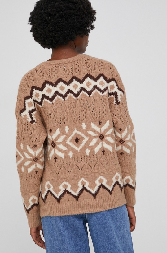 Odzież Answear Lab Kardigan z wełną MC18883.AJ brązowy