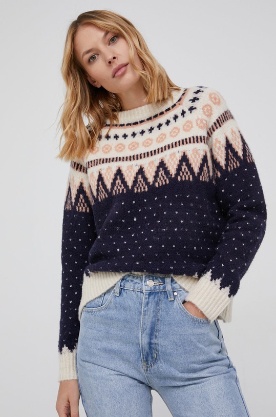 Answear Lab Sweter granatowy AR36.AJ