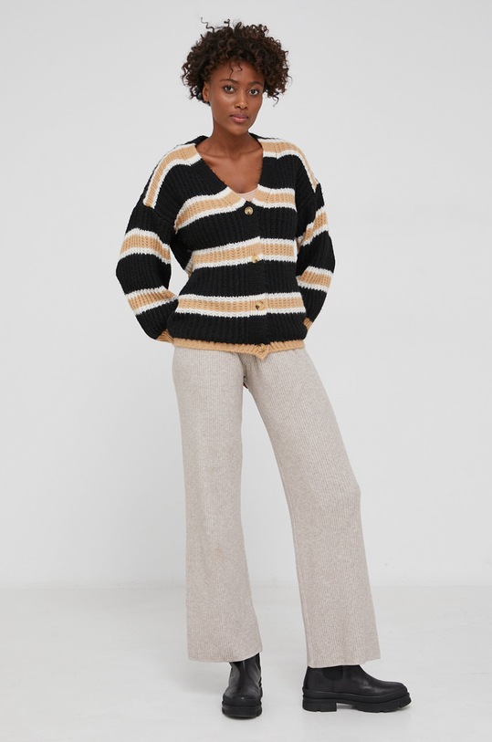 Svetr s vlnou Answear.LAB 9216.AJ béžová WW22