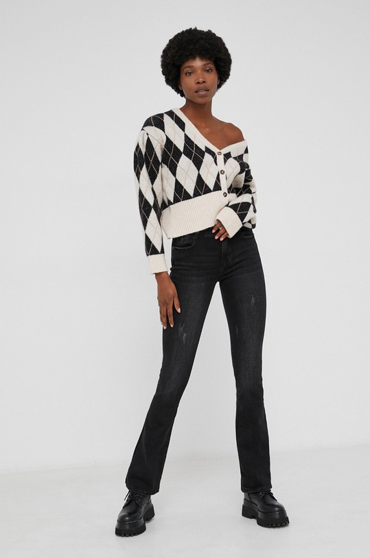 Кардиган с шерстью Answear Lab AT8022.AJ бежевый WW22