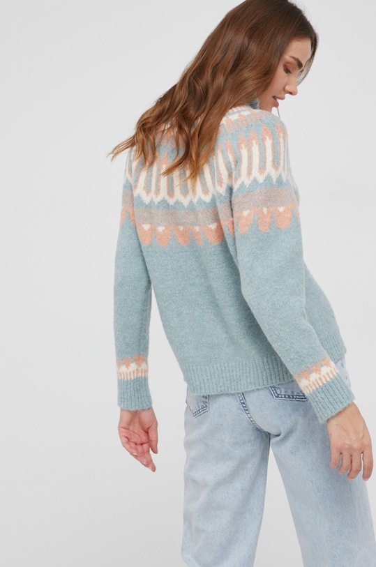 Odzież Answear Lab Sweter z wełną 364.KR niebieski