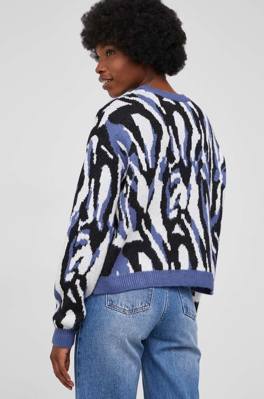 Odzież Answear Lab Sweter z wełną 12698.AT niebieski