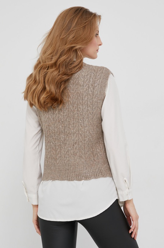 Îmbrăcăminte Answear Lab Vestă cu lână 4482.2KR bej