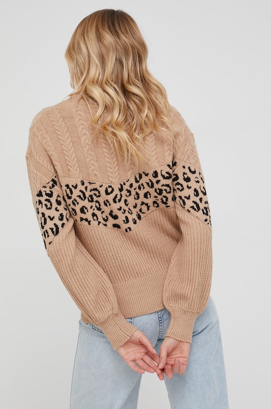 Odzież Answear Lab Sweter z wełną 92920.1KR beżowy