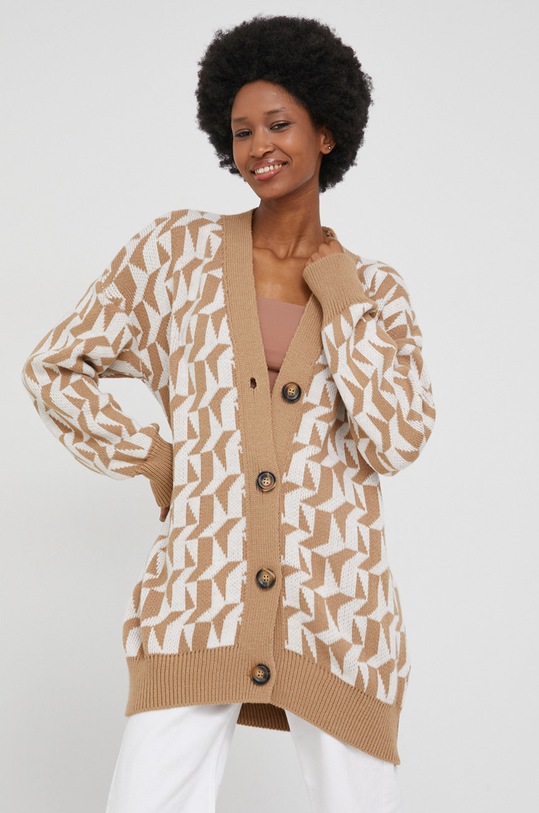 Answear Lab Kardigan pozostałe beżowy tl2185.1KR