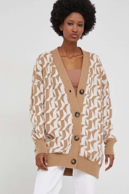 Answear Lab Kardigan beżowy tl2185.1KR