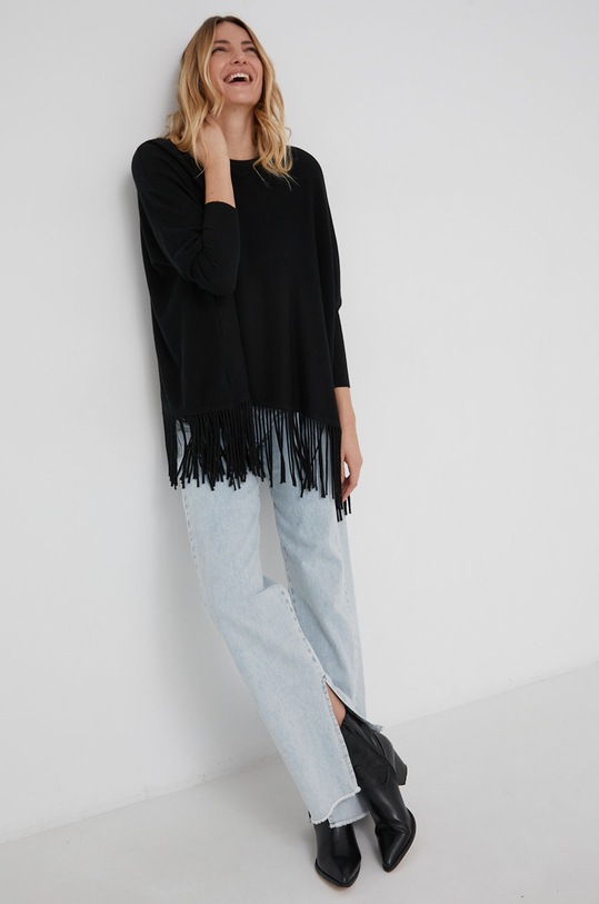 Sveter Answear.LAB okrúhly čierna A17105.21350.1KR