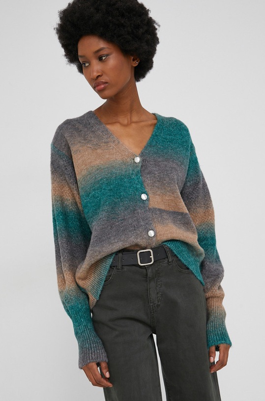 Answear Lab Kardigan pozostałe zielony WW22.SWD0CN