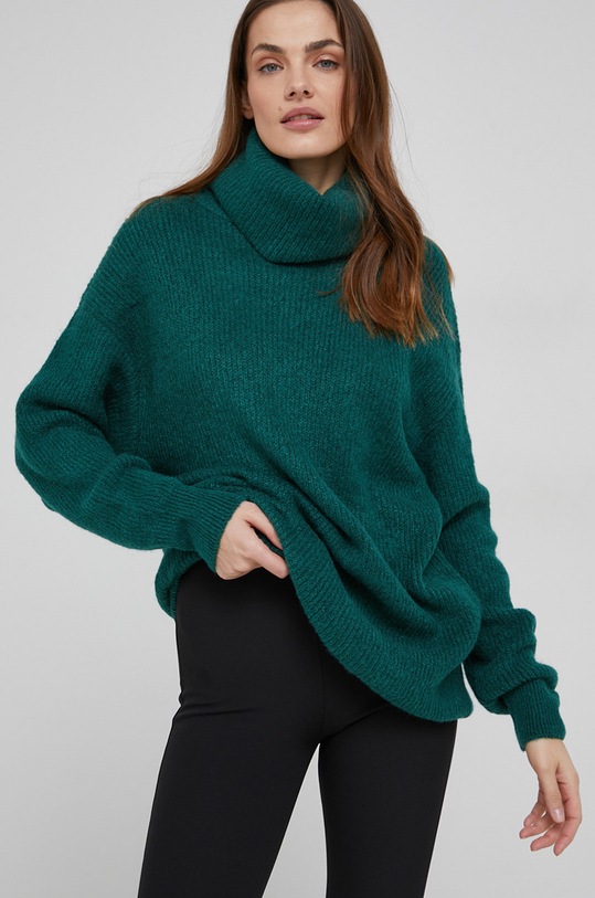 Answear Lab Pulover verde WW22.SWD0CP