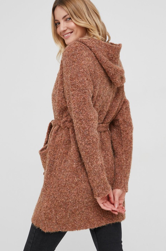 Odzież Answear Lab Kardigan z wełną LU2313.DA brązowy