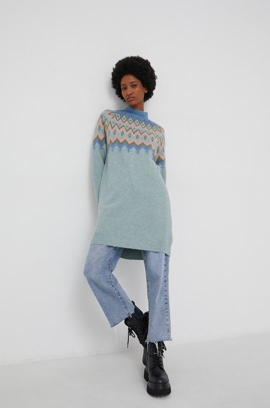 Vlnený rolák Answear.LAB modrá YH0099.2KR