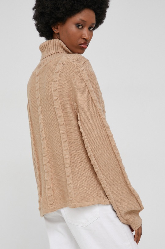 Odzież Answear Lab Sweter z wełną 92960.1KR beżowy