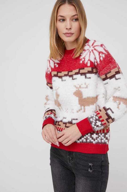 Answear Lab Pulover 383297.AJ rosu WW22