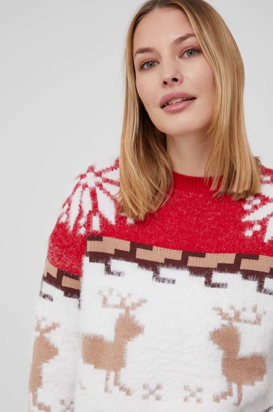 Answear Lab Pulover rosu 383297.AJ