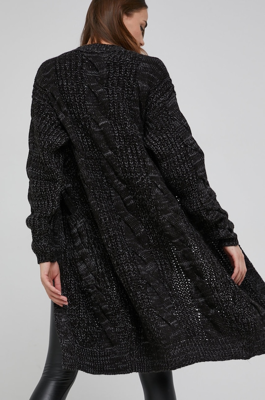 Odzież Answear Lab Kardigan z wełną 24104.DA czarny
