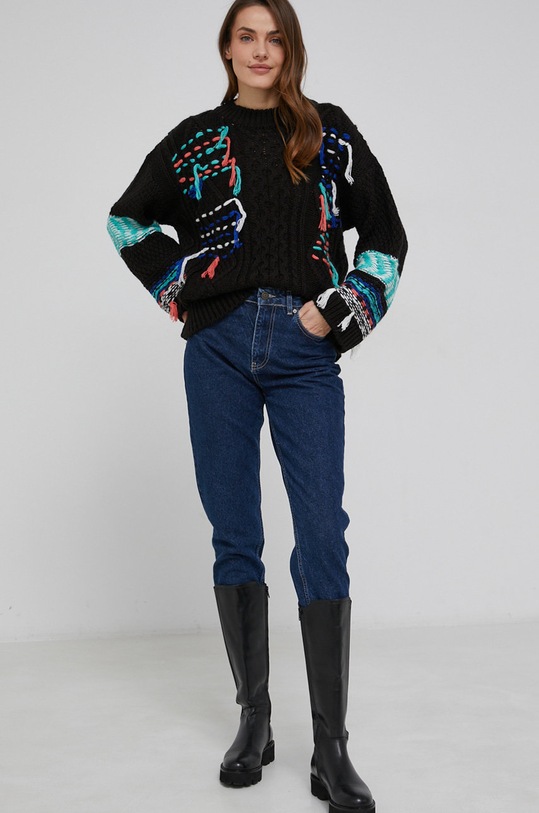 Answear Lab Pulover 23543.1.DA negru WW22