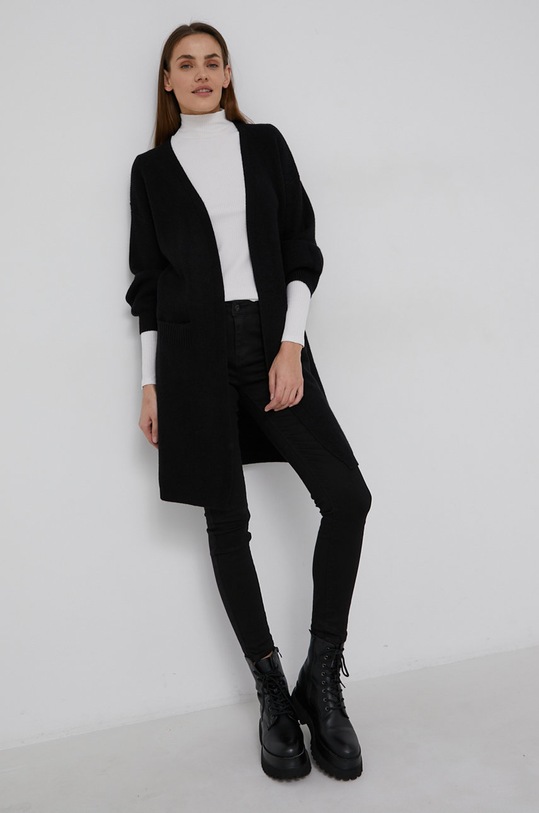 Answear Lab Cardigan uni negru ZS5007.1KR