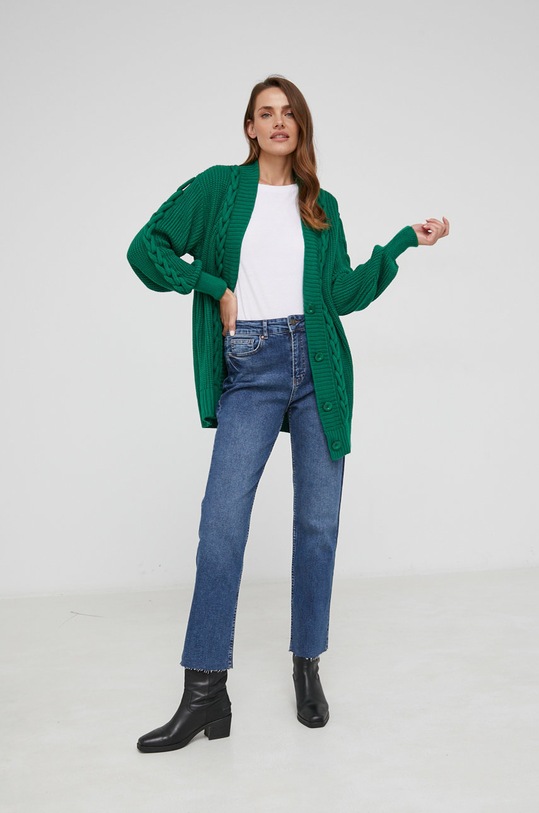 Answear Lab Kardigan 6062.MB zielony WW22