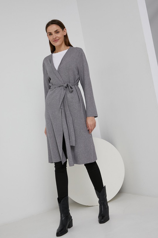Answear Lab Kardigan pozostałe szary T6822.2KR