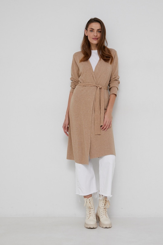 Answear Lab Kardigan beżowy T6822.3KR