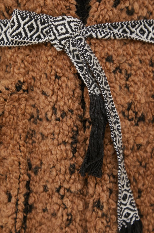 Answear Lab Kardigan z wełną 4016.2KR brązowy