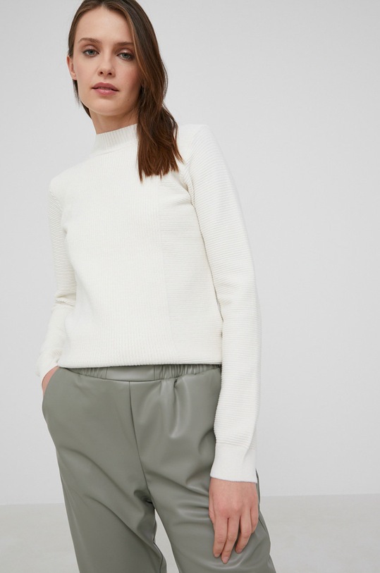 Answear Lab pulover subtiri alb WW22.SWD0II