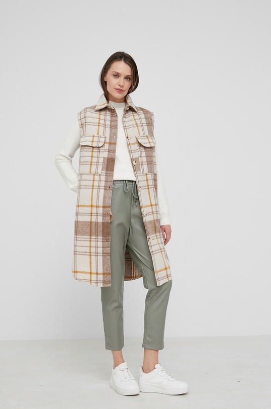 Answear Lab pulover WW22.SWD0II alb WW22