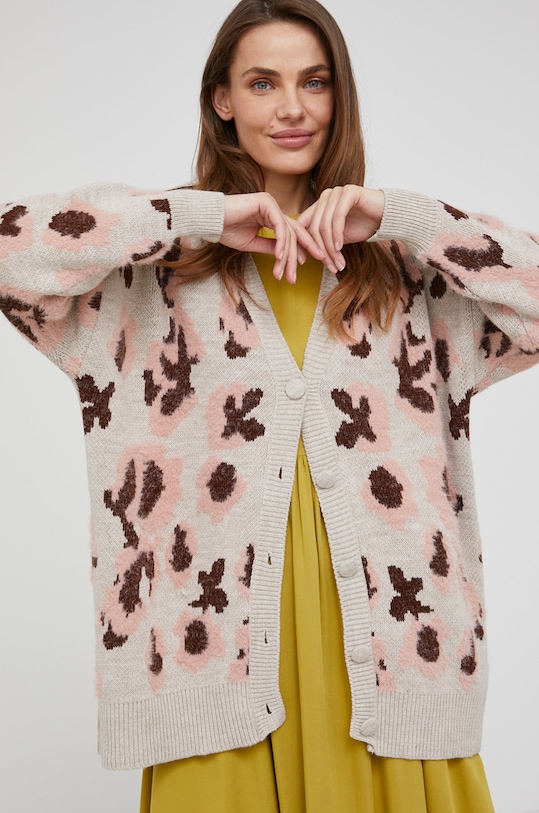 Answear Lab cardigan cu modele roz WW22.SWD0IL