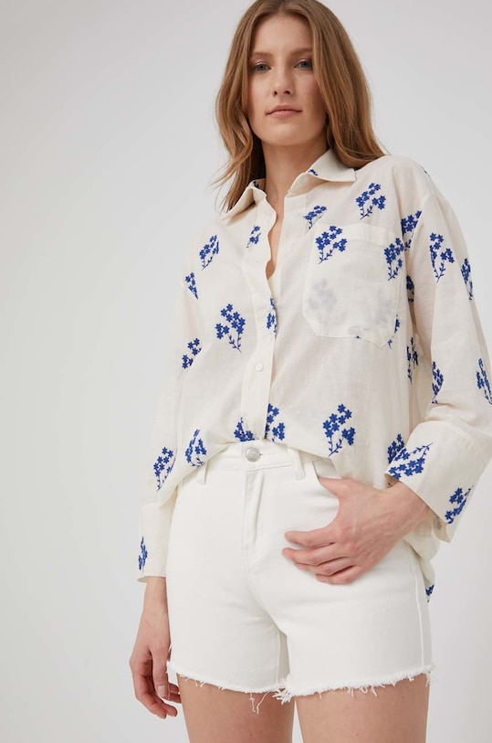 Answear.LAB pantaloncini alta bianco ITA9087.DB