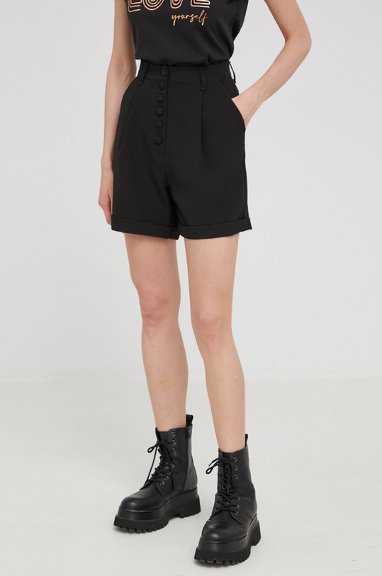 Šortky Answear.LAB s elastanom čierna MIYA.W