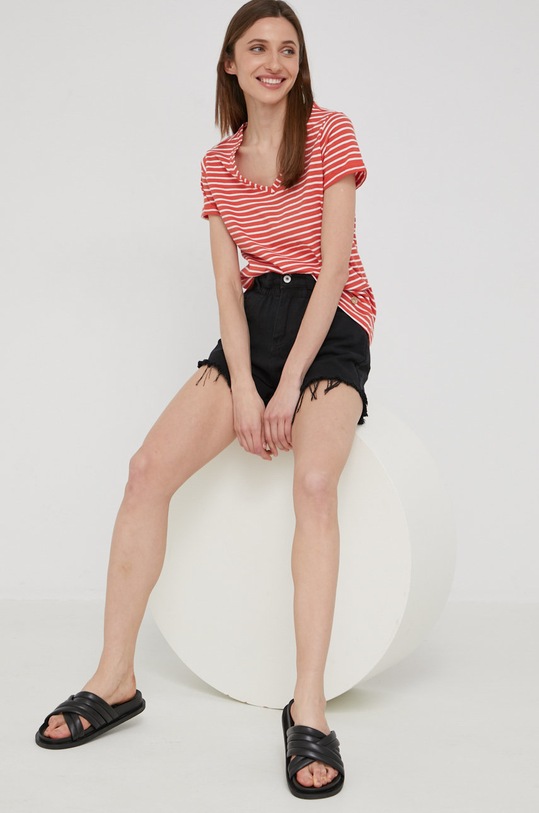 Answear Lab szorty bawełna czarny 17150.2.JS