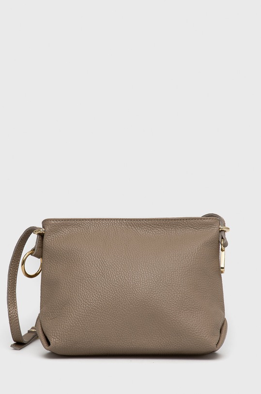 Kožená kabelka Answear.LAB usňová koža béžová 6279.1.DB