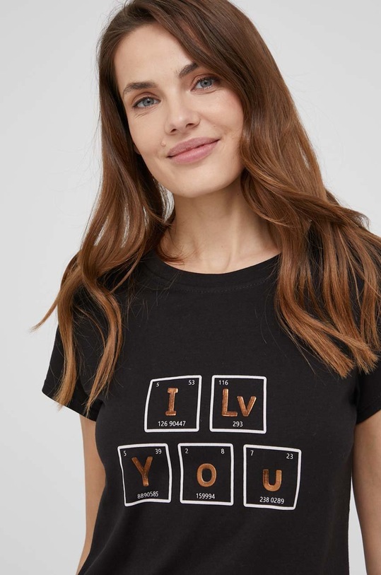 Answear Lab t-shirt 18116.8.DA czarny