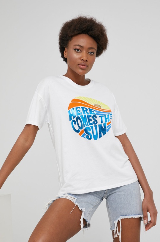 Answear Lab t-shirt biały 19313.K