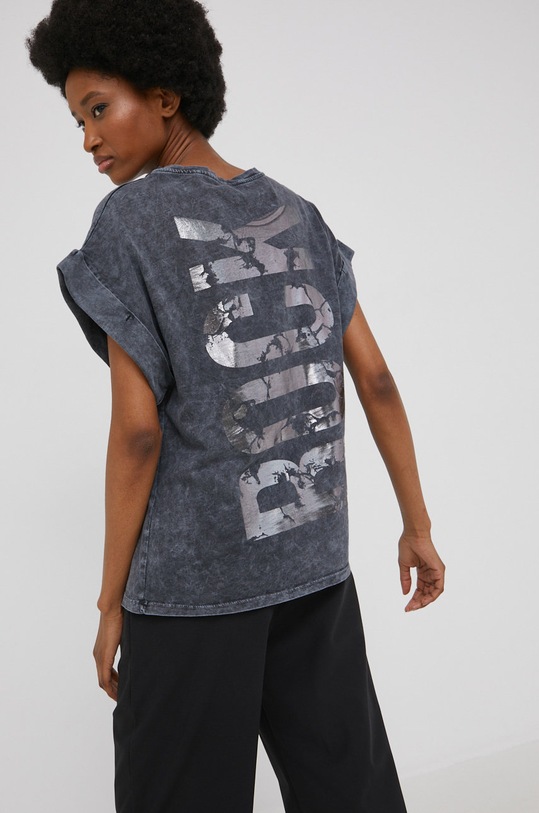 Bavlnené tričko Answear.LAB bavlna sivá OTK1438.1W