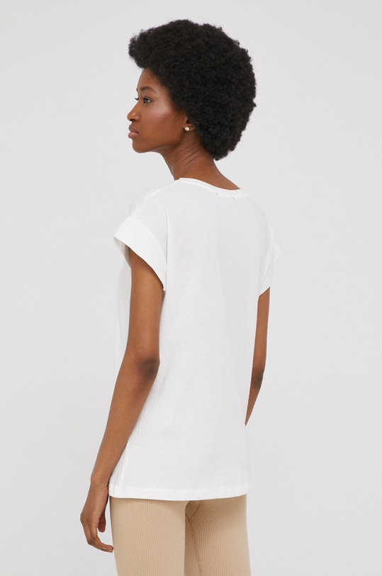 Odzież Answear Lab t-shirt bawełniany FFF14080.W biały