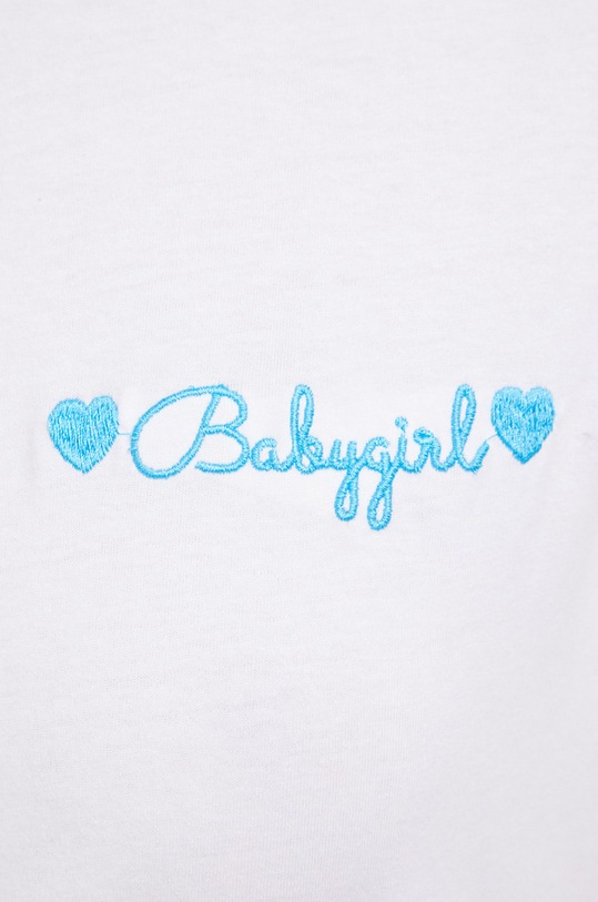 Answear Lab t-shirt bawełniany ootd0996.1W biały