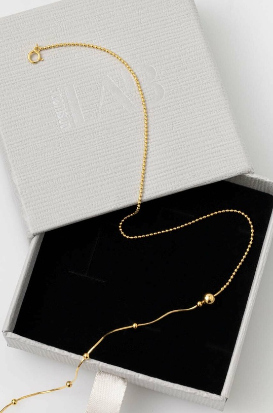Doplnky Pozlátený strieborný náhrdelník Answear.LAB bizuu27.DB zlatá