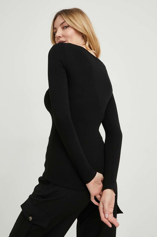Oblečení Tričko s dlouhým rukávem Answear.LAB mfs12519.w černá