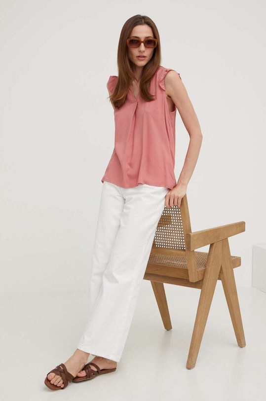 Answear Lab bluzka D73761R11087A.1WK czerwony WW23